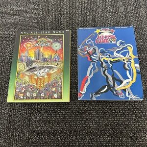 Set Of  2 Official Program All-Star Game NHL and Major League Baseball 2000/07